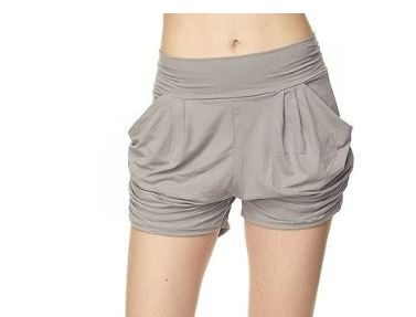 Soft & Stretchy Harem Shorts - Corinne's Boutique