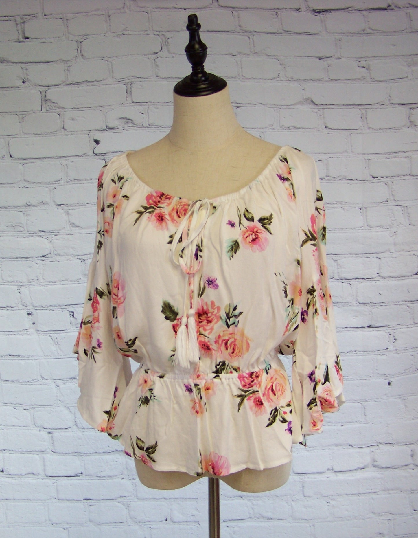 Floral Off The Shoulder Top - Corinne's Boutique