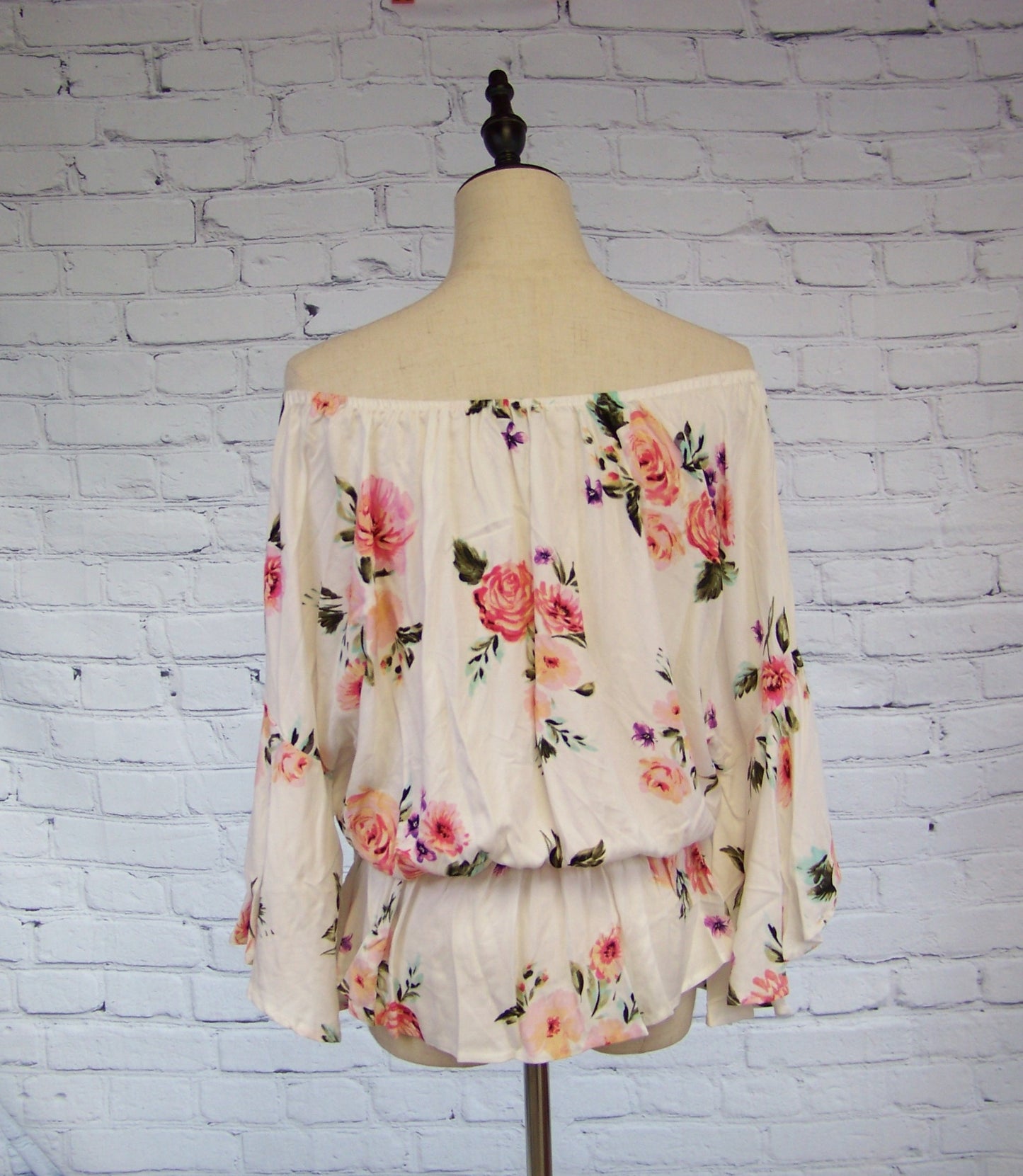 Floral Off The Shoulder Top - Corinne's Boutique