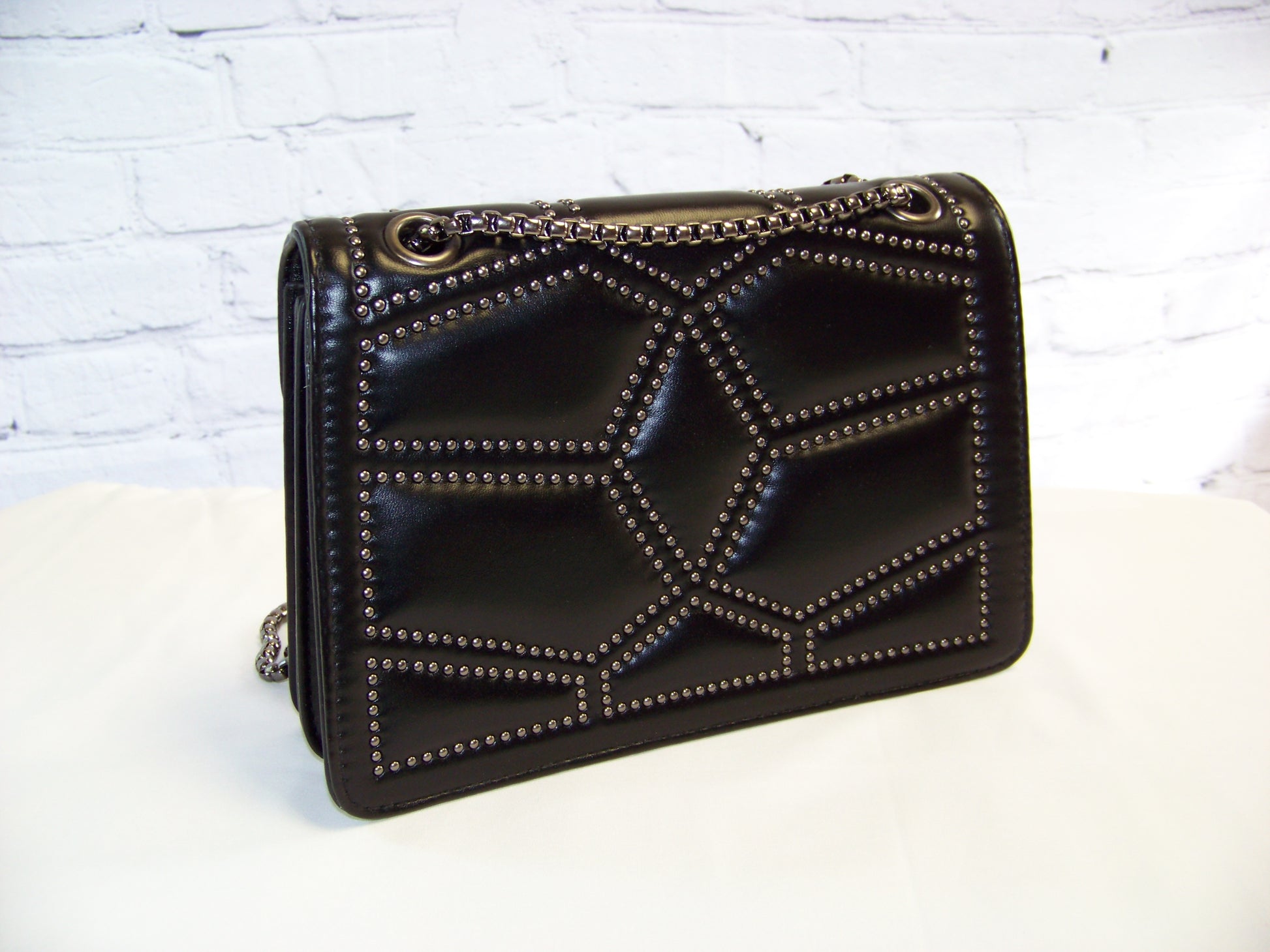 Black Studded Purse - Corinne's Boutique