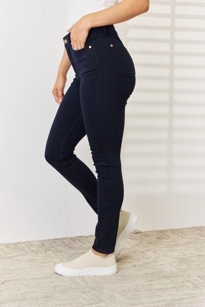 Judy Blue Full Size Garment Dyed Tummy Control Skinny Jeans - Corinne's Boutique