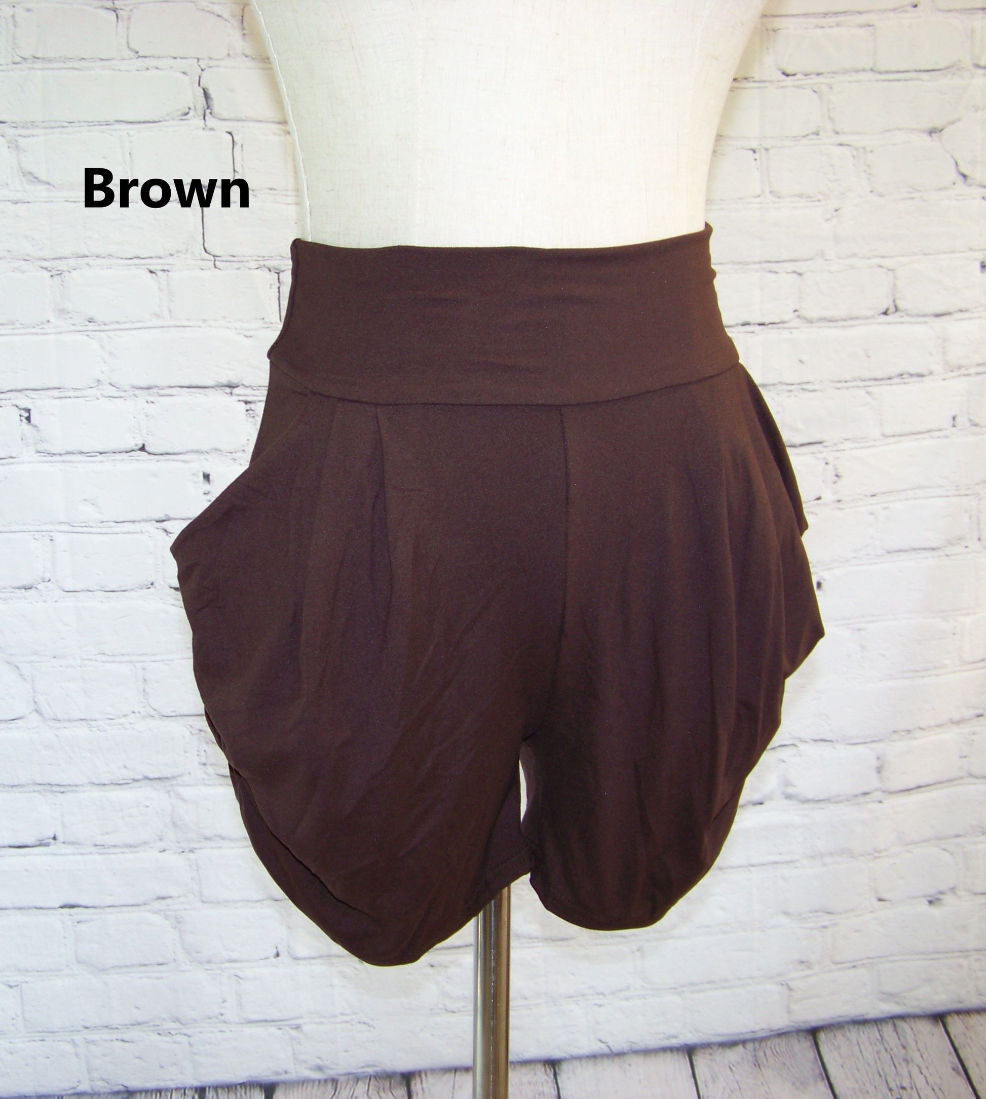 Super Soft & Stretchy Harem Shorts - Corinne's Boutique