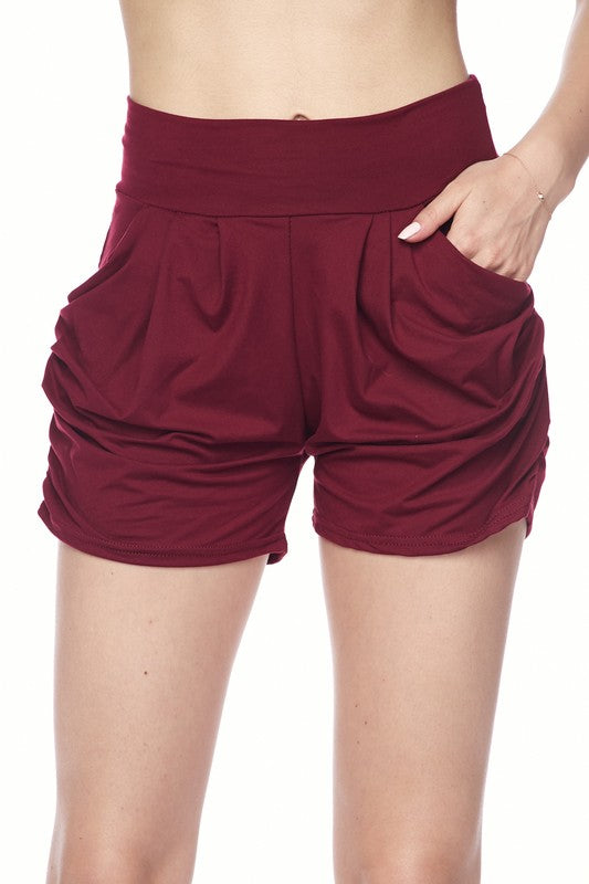 Super Soft & Stretchy Harem Shorts - Corinne's Boutique