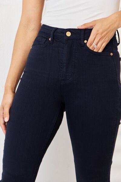 Judy Blue Full Size Garment Dyed Tummy Control Skinny Jeans - Corinne's Boutique